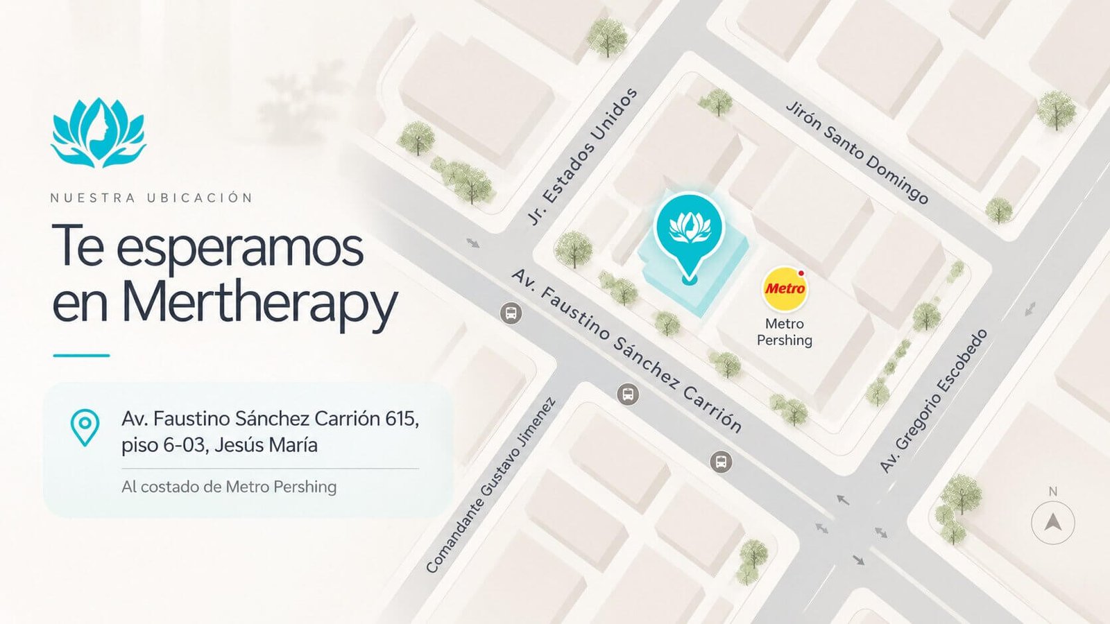 Ubicación de Mertherapy en Jesús María