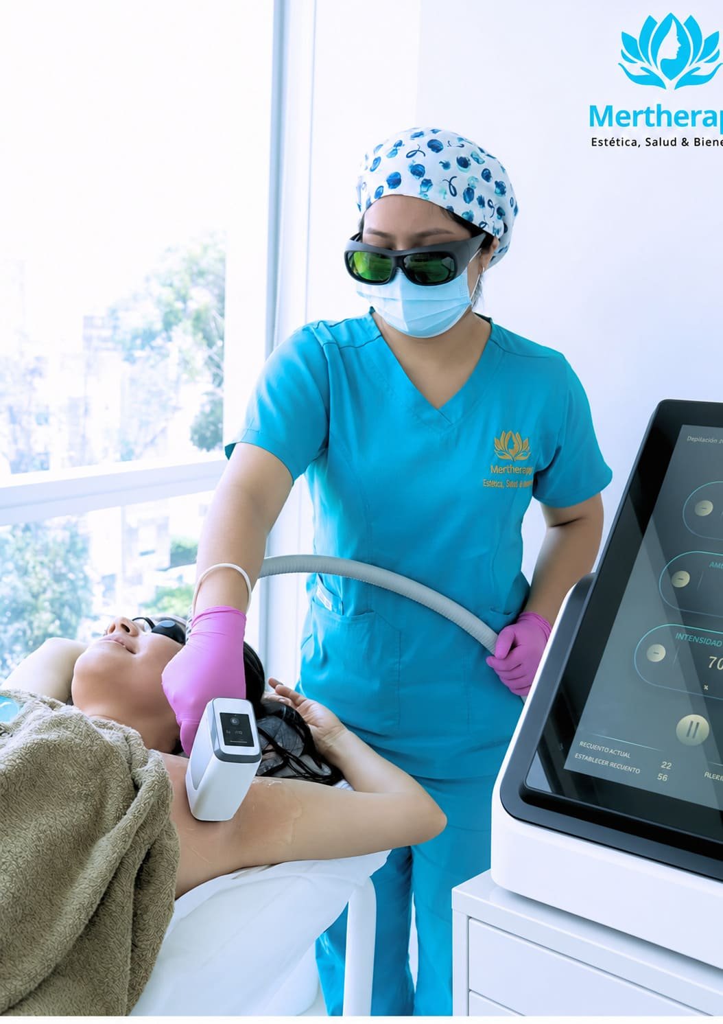 Depilación láser corporal en Mertherapy
