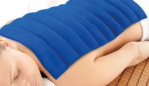 Aplicación de calor con una compresa térmica