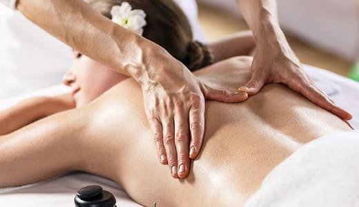 Masaje de bienestar en spa